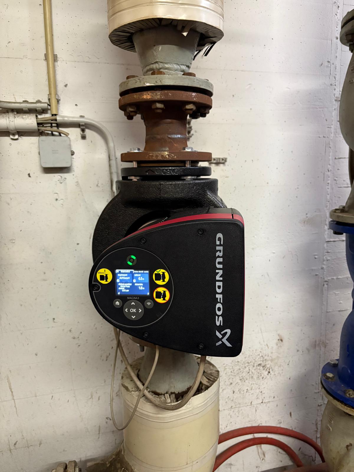 Heizungspumpe – Einbau