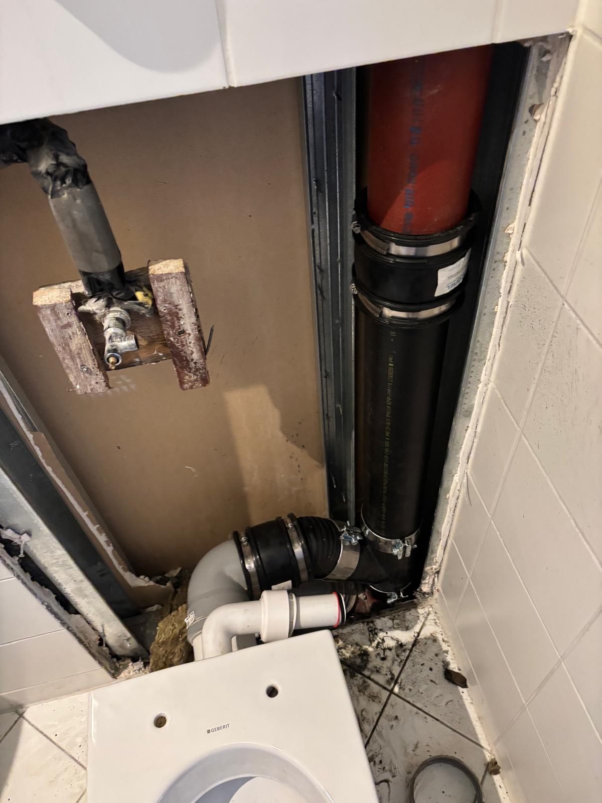 Abwasserleitung – Reparatur